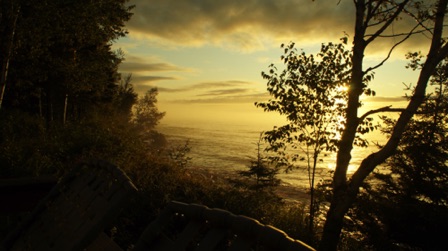 Lk. Superior Sunrise (Bob's Cabins, 09-06)