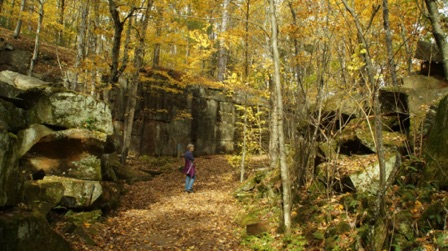 Pat in Old Quarry (Banning Pk, 10-05)