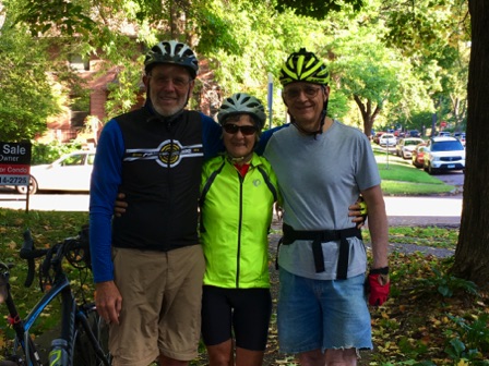 HS Reunion Bike Riders Mark K, Diane B, Dick (home, 09-14)