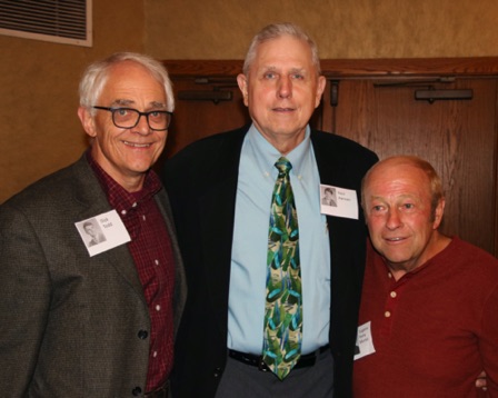 HS Reunion: Dick w. 1969 Ice Hockey Linemates Paul and Huey (more reunion stuff at www.ssphs69.com)