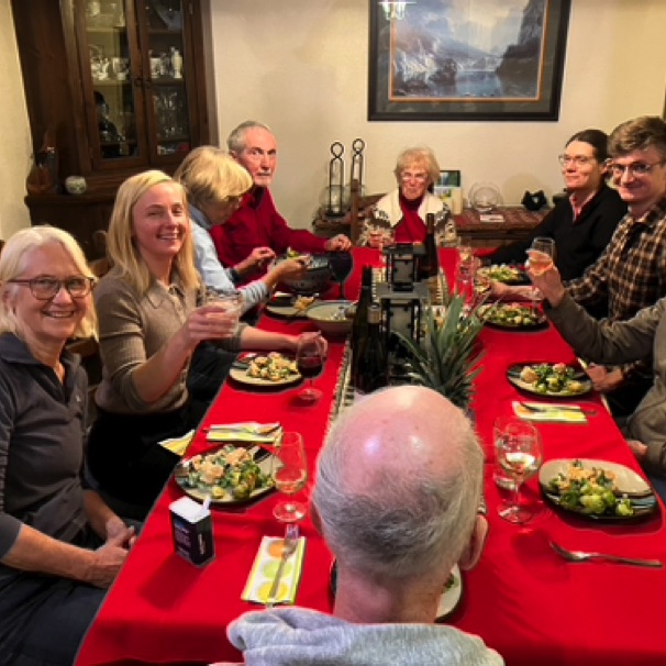 Haswell family dinner at Katie & Mark's, Las Vegas, 12/22