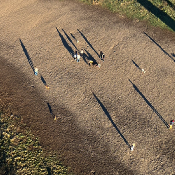 Upper Landing dog park seen from High Bridge 11/18