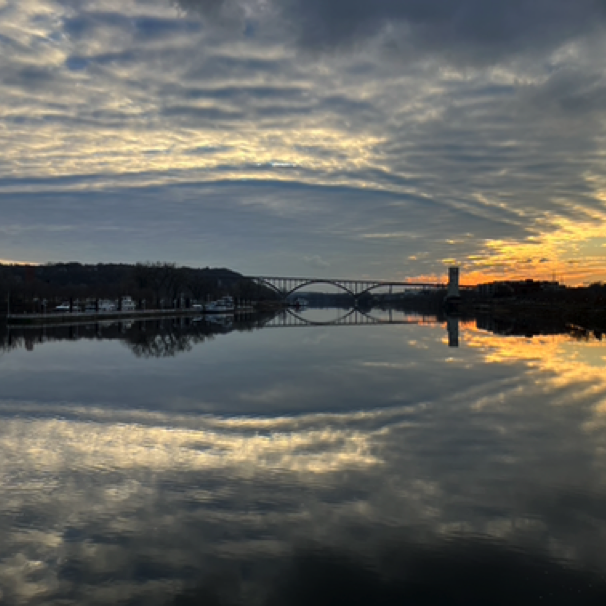 View of St. Paul's High Bridge from downtown, 12/27