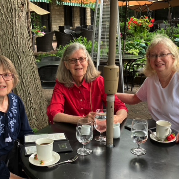 Ann, Pat, and Debbie at W.A. Frost 06/24