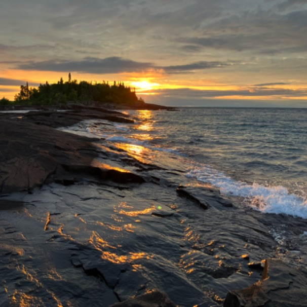 Sunrise on the point, Grand Marais MN 09/11