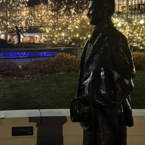 F. Scott Fitzgerald statue, Rice Pk. 11/24